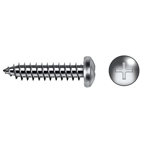 Scatola di viti Celo 100 pezzi argento 4 8 mm x 50 mm