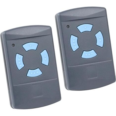 Hörmann 868 MHz Garagentor-Fernbedienung, Hörmann HSM2, HSM4, HS1, HS2, HS4, HSZ1, HSZ2, HSP4, HSD2, 2 Stück