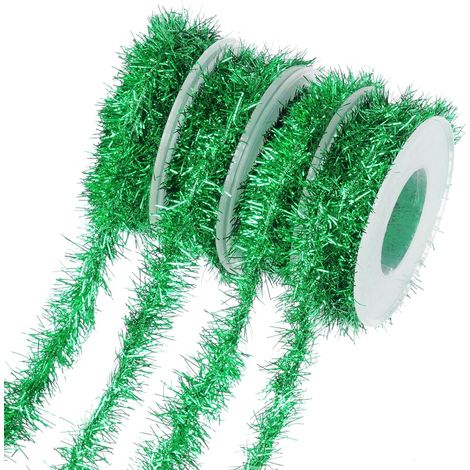 rouleaux de couronne Noël en fil fer brillant parfaite pour 9 8 pi x 0 7 . Vert (1/5)