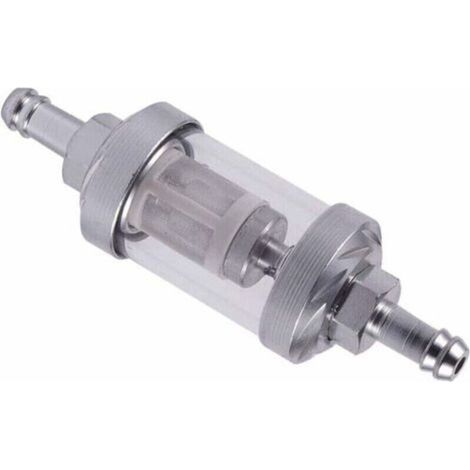 Universeller, verchromter Glasfilter für Benzin- und Dieselmotoren, 8 mm, silber – TRIMEC (1/4)