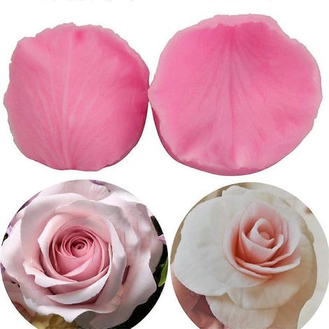 Moule en Silicone pour Savon Artisanal DIY - Pétales de Rose pour Bougies et Résine (1/4)