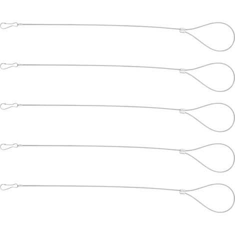 teiliges Set verstellbarer Edelstahl Torriegelkabel