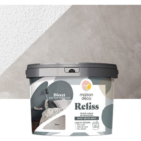 Reliss dekorativer Betonputz, Feuerstein, 15 kg MAISON DECO (1/3)