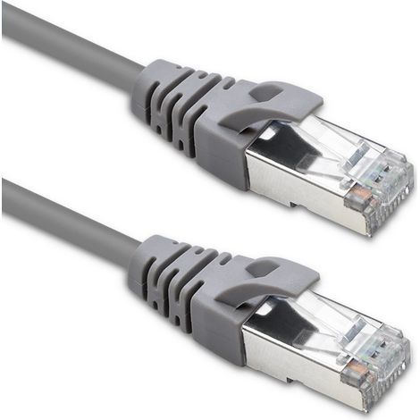 Cable de conexión Qoltec FTP CAT5e 2 x RJ-45 1,5 m Alta velocidad Oro Ekranowany