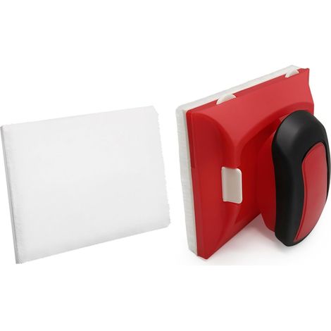 Outil de coupe pour bordure de peinture, avec 2 tampons de rechange, multifonction avec poignée rotative, pinceaux pour peindre les murs (1/5)