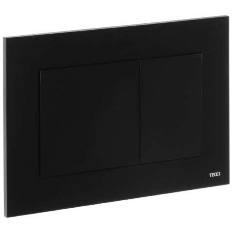 TECEnow WC Betätigungsplatte für Zweimengentechnik schwarz matt 9240407 (1/6)