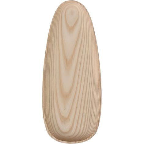1 plateau - Motif graines de tournesol - Bois de frêne - Idéal pour les en-cas, les fruits et les desserts dans les hôtels et restaurants - 30 x 12 x 2 cm - Couleur bois naturel (1/5)
