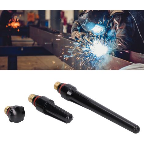 Kit de corps de mandrin à lentille à gaz 3xTIG compatible avec les torches de soudage TIG SR WP-17 WP-18 WP-26 (1/5)