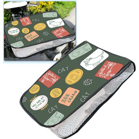 Manchons de guidon en filet respirants anti-UV pour moto, protection solaire et imperméable (1/5)