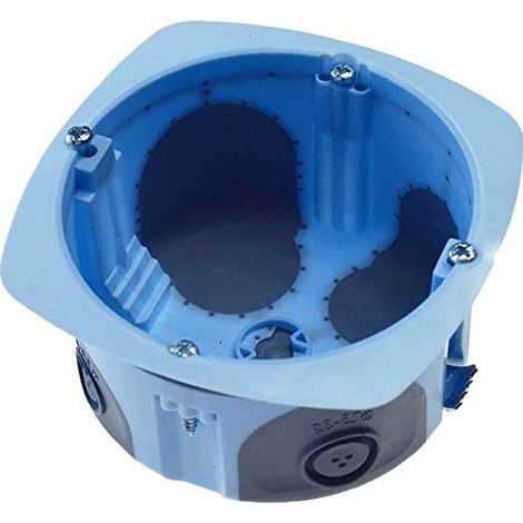 Eur Ohm – Boite encastrement étanche à l'air D85 P50 – Installation facile dans cloison sèche – Volume intérieur optimisé pour fils d'alimentation