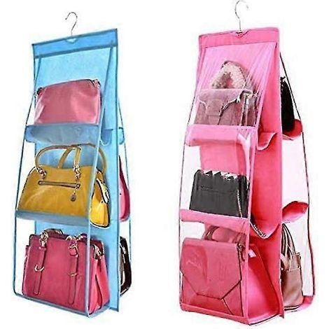 Hängender Schrank-Organizer, hängender Handtaschen-Organizer für Familienschrank, Schlafzimmer, faltbar und nicht (1/5)