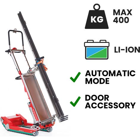 Carretilla sube escaleras eléctrica Skipper para carpintería batería de litio Superpower 400 kg (1/5)
