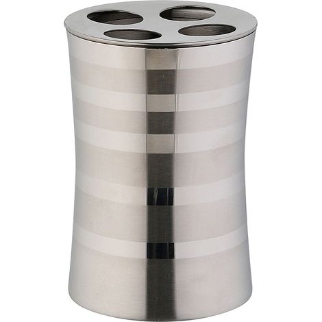 Portaspazzolini In Acciaio E Ceramica (1/3)