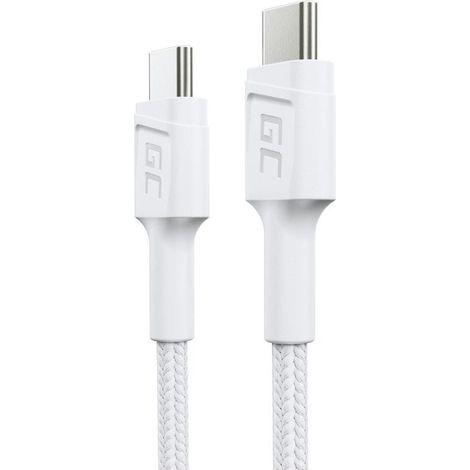 Green Cell GC PowerStream cable USB USB 3.2 Gen 1 (3.1 Gen 1) 0,3 m USB C Blanco