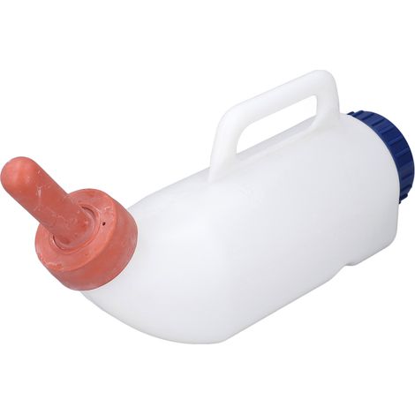 Biberon à lait en silicone PE de 2 litres pour veaux, anti-déversement, pour vaches et moutons. (1/5)
