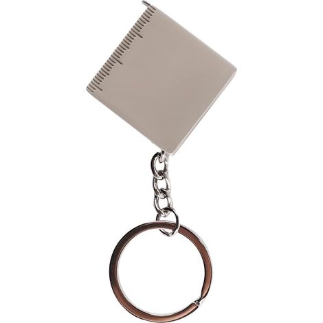 Porte-clés à ruban à mesurer, mini règle en acier mesurant 1 mètre, ruban à mesurer entièrement en métal, adapté à la maison, au bureau, à l'école (1/5)