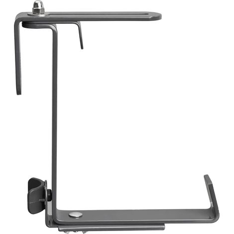 elho® Balkonkastenhalter Universal Living schwarz max 25 kg im 2er Pack - Metall (1/5)