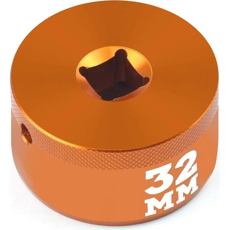Douille pour capuchon de fourche, orange, douille plate de 32 mm (entraînement 3/8") pour les séries Fox 36/38/40 (1/5)
