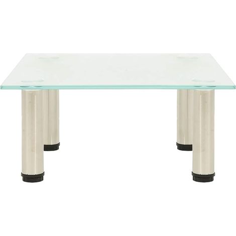 Maison Exclusive - TV-Tisch 40x35x17 cm Satiniertes Hartglas (1/5)