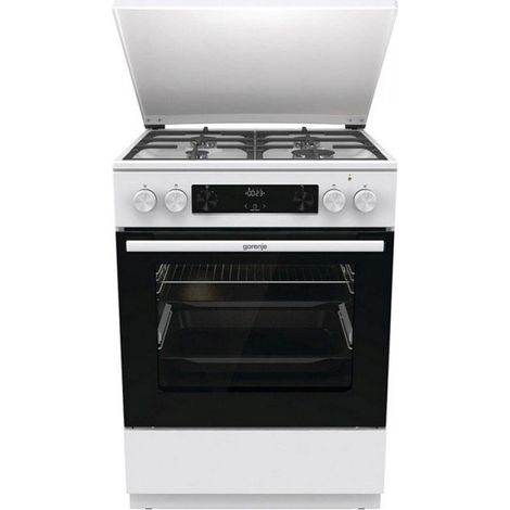 Cocina Gorenje GKS6C71WF independiente con horno Biały Blanco (1/5)