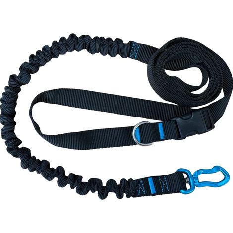 Correa con Amortiguador 380cm NEGRO Ajustable Deportiva 400kg Manos Libres (1/5)