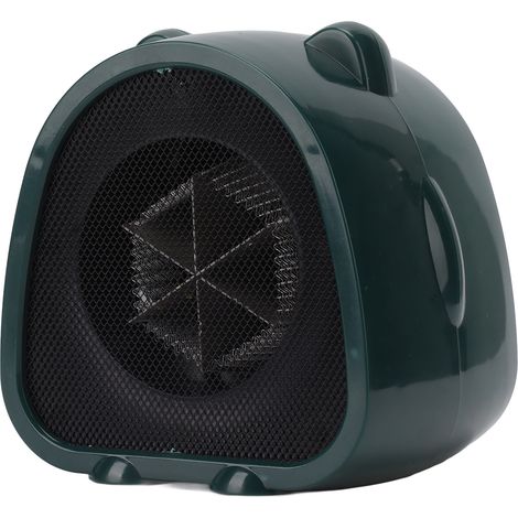Chauffage d'appoint portable en ABS, chauffe rapide en 3 secondes, interrupteur vert, idéal pour la maison et le bureau (UE 220 V). (1/5)