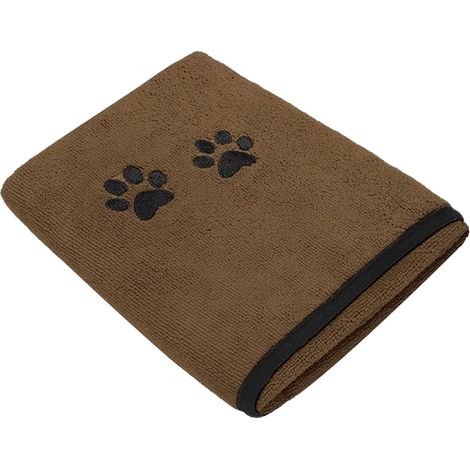 1 serviette de bain pour chien, microfibre, 140 x 70 cm, absorbante, multi-usages, pour chiens et chats de toutes tailles (1/5)