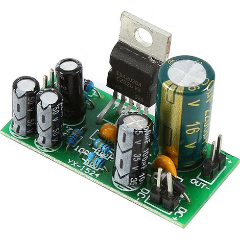 Amplificateur audio TDA2030A, carte mono 18W, kit DIY électronique, alimentation DC 9-24V, module ampli puissance haute fidélité (1/5)