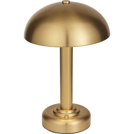Lampada tavolo LED 2W cordless touch ottone Bridport Endon (1/5)