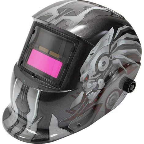 Automatic solar welding helmet, for all types of welding techniques, with headband, automatic darkening for all welding applications, black (1/5)
