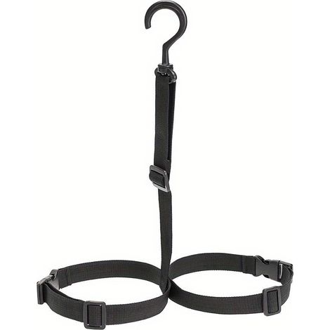 Sangle de suspension pour bottes de pêche à guêtres réglables – Conçue pour sécher et ranger vos bottes de pêche sur un support, Noir (1/4)