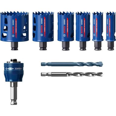 BOSCH Lochsägen-Set EXPERT Multi Material 22/25/35/40/51/68 mmSchnitttiefe 60 mm (1/2)
