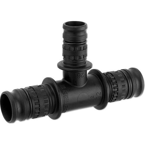 GEBERIT Mepla Press-T-Stück 32 x 3,0 mm - 26 x 3,0 mm - 32 x 3,0 mm - 624.319.00.5 (1/2)