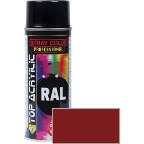 esmalte acrílico en spray. rojo óxido. ral 3009. aerosol 400 ml - top acrylic (1/2)