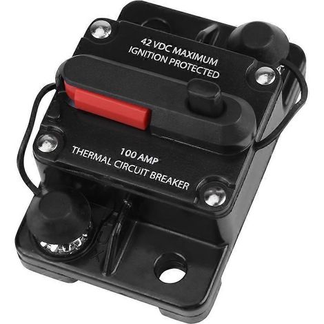 DC12V-42V Autoradio-Audio-Inline-Schutzschalter mit manueller Rückstellung (100A)