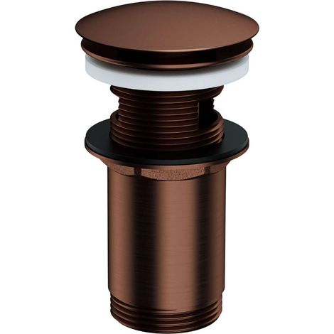 OMNIRES Accessori - Piletta di scarico Click-Clack per lavabo, color rame A706ORB
