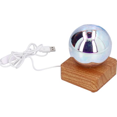 Veilleuse LED USB avec boule de verre et projecteur RGB, décoration de table pour la maison (1/5)