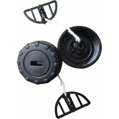 Lot de 2 bouchons de réservoir de carburant pour STIHL MS170C MS180C MS170 MS180 017 018, noir (1/5)