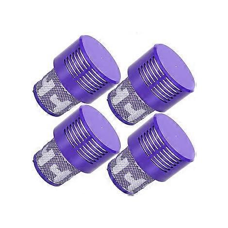 4er-Pack HEPA-Ersatzfilter für Dyson V10 Cyclone Serie, SV12, Teilenummer 969082-01, waschbar und wiederverwendbar