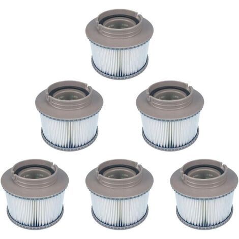 6er-Pack Ersatzfilter für die Kartuschenpumpe FD2089 – Abmessungen: 8,6 cm x 11,5 cm – 120 Falten für effiziente Filtration (1/5)