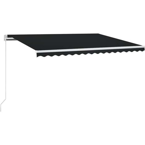 Maison Exclusive - Tenda da Sole Retrattile Manuale 450x350 cm Antracite (1/5)