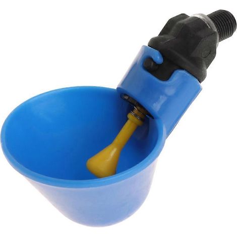 Lot de 30 abreuvoirs automatiques pour volailles (poules, oiseaux) en plastique, bols d'alimentation pour le bétail. (1/4)