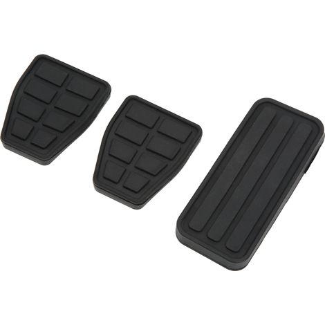 Kit de 3 pédales d'embrayage, de frein et d'accélérateur en caoutchouc noir, flexibles et résistantes à l'usure, pour Toyota Transporter T4 (1990-2003) (1/5)