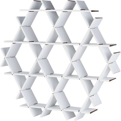 Mensola, mensola da parete, contenitore Shelf 70 Cmx67 Cmx11 Cm 100% CORRUGATED (1/5)