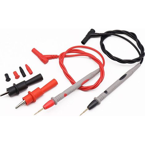 royaluxe - 1000V 20A numérique Universel Multimètre sonde Fils de Test Pin Pointe de l'aiguille Multi Testeur Plomb sonde Fil Pen Câble, (1/5)
