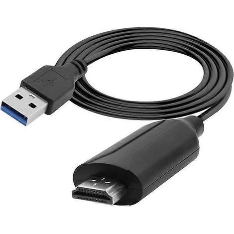 Adaptateur HDMI vers USB, câble d'affichage haute définition 1080p pour la conversion audio et vidéo. (1/4)