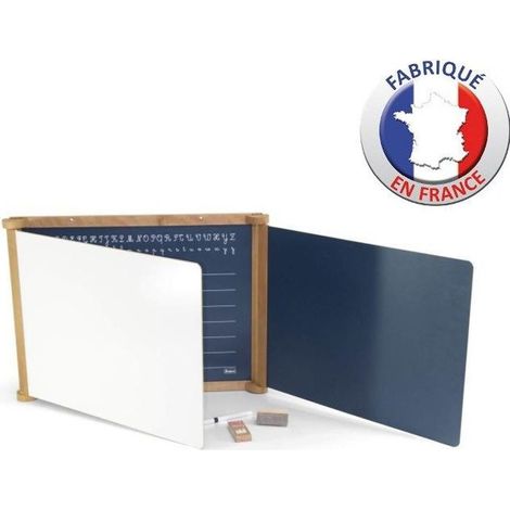 Tableau Triptyque en Bois JEUJURA - Teinté Chene 59 x 46 cms (1/4)