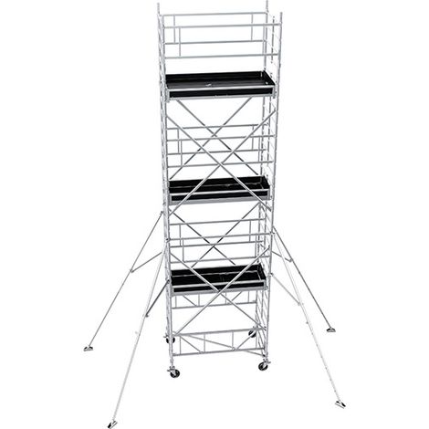 Torre mobile 4 piani - Altezza max. di lavoro 12.30m - TLS1020T