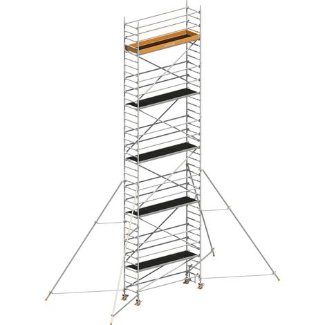 Layher Rollgerüst Uni Standard P2 mit Gerüststützen 5m, 11,20m AH (1/4)
