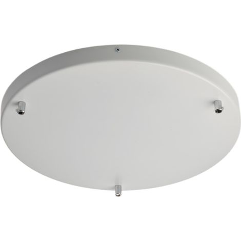 Rosone Rosone multicavo in ferro bianco d. 40 con 3 fori H.3 Ø40 BL290-PL3-DM40-BCO